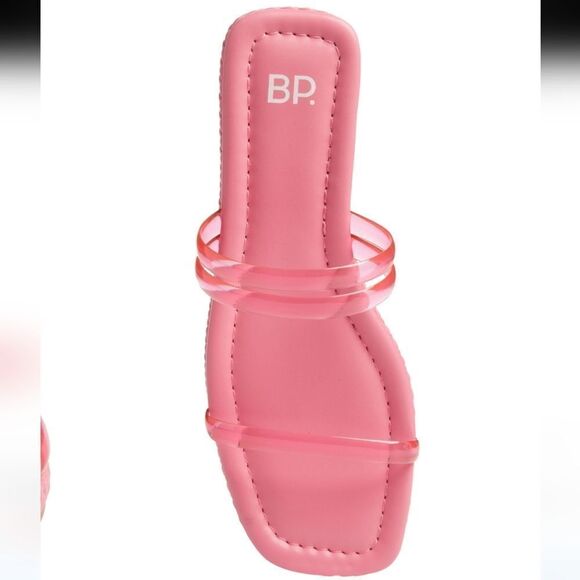 New BP. Viola Braided Slide Sandal Clear pink slip on slides braid jelly size 7 - Picture 5 of 7